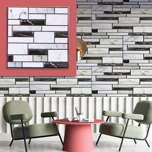 3D zidne nalepnice sa izgledom mermera (10 komada) | MARBLEBLOCKS