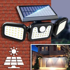 Solarna lampa sa senzorom pokreta - 3 režima, sklopiva, bez ožičenja | SENSBEAM