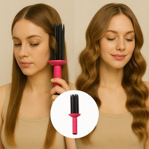 Češalj za uvijanje sa eko prihvatljivim rolnama | CURLVIA