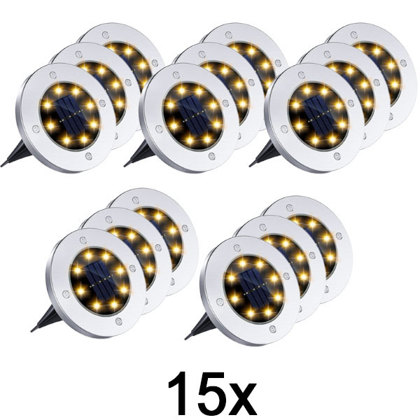 5x Solarne podne lampe za spoljašnju upotrebu (3 kom) | LUMIGARD