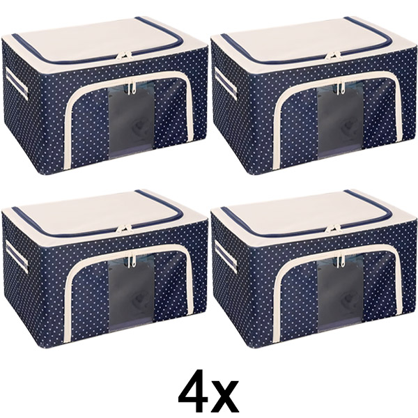 4x Kutija za odlaganje za garderober | STACKBOX