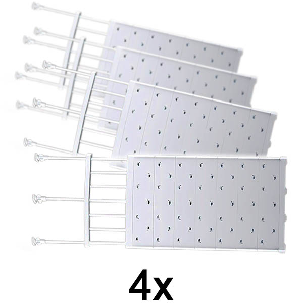 4x Proširiva polica za odlaganje | SHELFEXPEND